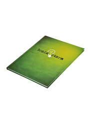 Light Design Hard Cover Notebook, 100 Sheets, 5 Piece, LINB1081001310, Green