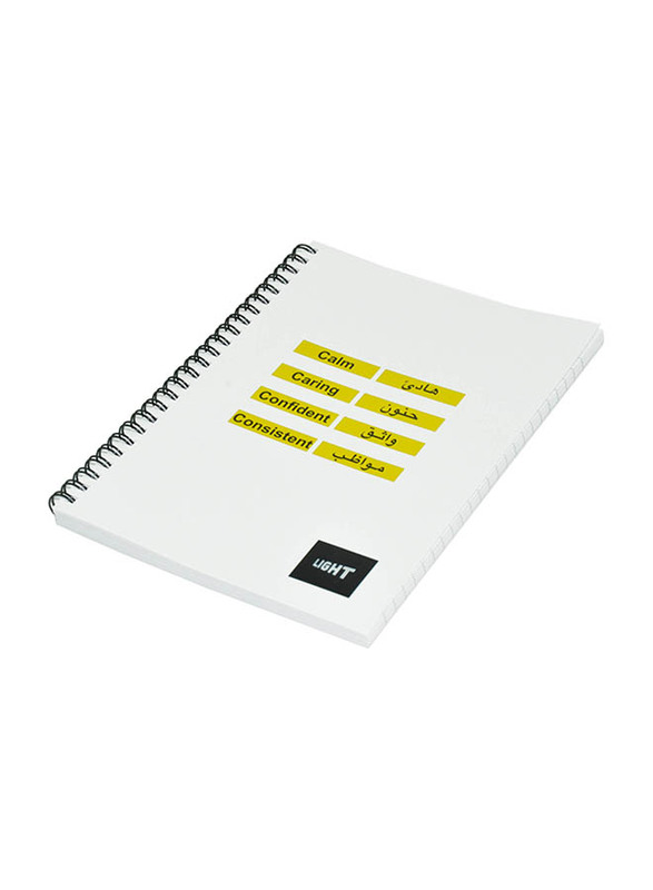 Light 10-Piece Spiral Soft Cover Notebook, Single Ruled, 100 Sheets, A5 Size, LINBA51708S, Multicolour