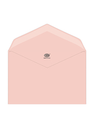 FIS Executive Envelopes Glued, 5.70 x 7.87 inch, 50 Pieces, Pink