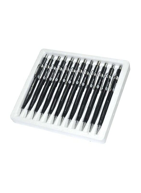 

FIS 12-Piece Mechanical Pencil Set, 0.5mm, FSMP05IRIS, Black