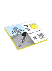 FIS Colour Peel & Seal Envelopes, 50-Piece, 80 GSM, C5 (162 x 229mm), Bright Lemon