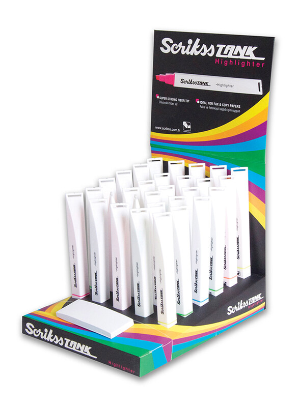 

Scrikss 30-Piece Tank Highlighter, Multicolour