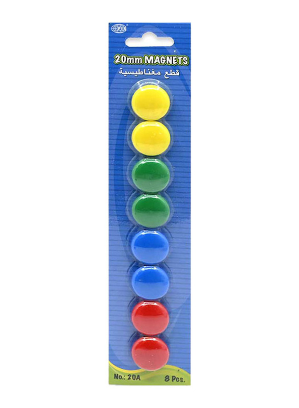 FIS Colored Magnet Set, 3 Pack, FSMI203040A/3, Multicolour
