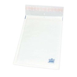 FIS Peel and Seal Bubble Envelope, 100 x 165mm, 12 Pieces, FSAEW100165, White