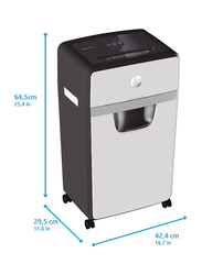 HP 2808 OneShred 16-Sheet Micro Cut Shredder, Security Level P5, 30 Liter Bin, OLSR2808, Multicolour