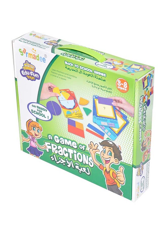 Sarmadee Back to School Series A Game of Fractions, 98 Pieces, SAEDHM6906, Ages 3+