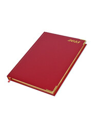 FIS Golden Executive 2023 Daily English Diary, 384 Sheets, 70 GSM, FSDI88EG23MR, Maroon