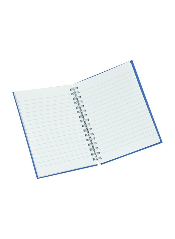 FIS Manuscript Notebook Set, 8mm Single Ruled, 2 Quire, 5 x 96 Sheets, A6 Size, FSMNA62QSB, Blue