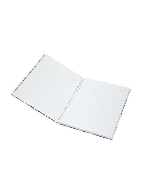 Light 5-Piece Spiral Hard Cover Notebook, Single Line, 100 Sheets, A4 Size, LINBSA41807, Multicolour