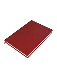 FIS 2023 1 Side Padded Cover English Diary, 384 Sheets, 70 GSM, A4 Size, FSDI45E23MR, Maroon