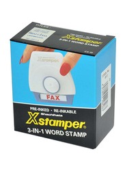 Artline X-Stamper 3-in-1 Air Mail Word Stamp, 13 x 42mm, ARXTCXM8513T, Blue