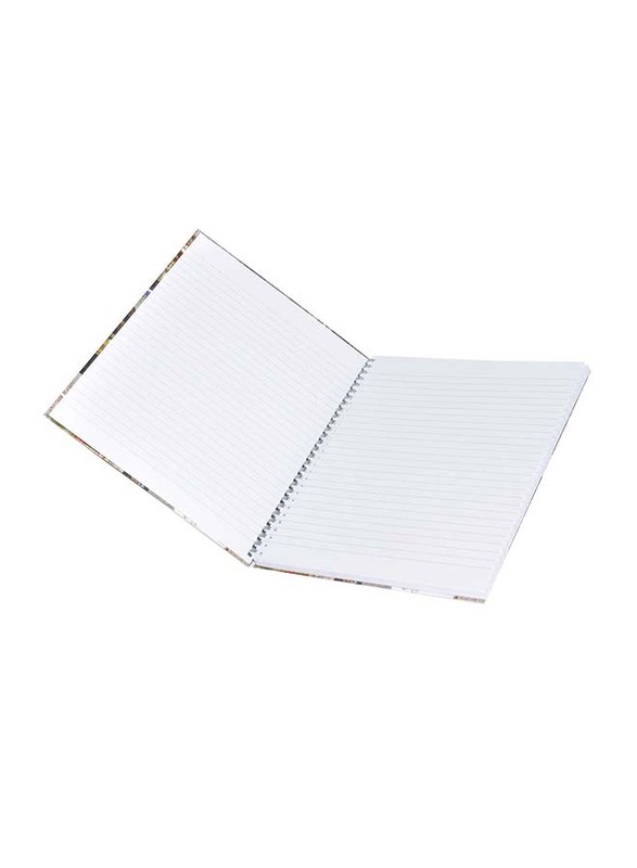 FIS Spiral Hard Cover Single Line Notebook Set, 5 x 100 Sheets, 10 x 8 inch, FSNBS1081903, Multicolour