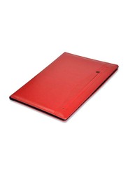 FIS Portfolio with Calculator, 15 x 12 x 4 inch, FSGT-15RE, Red