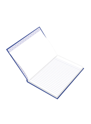 FIS Manuscript Notebook, 8mm Single Ruled, 3 Quire, 144 Sheets, 210 x 297mm, A4 Size, Fsmna43q, Blue