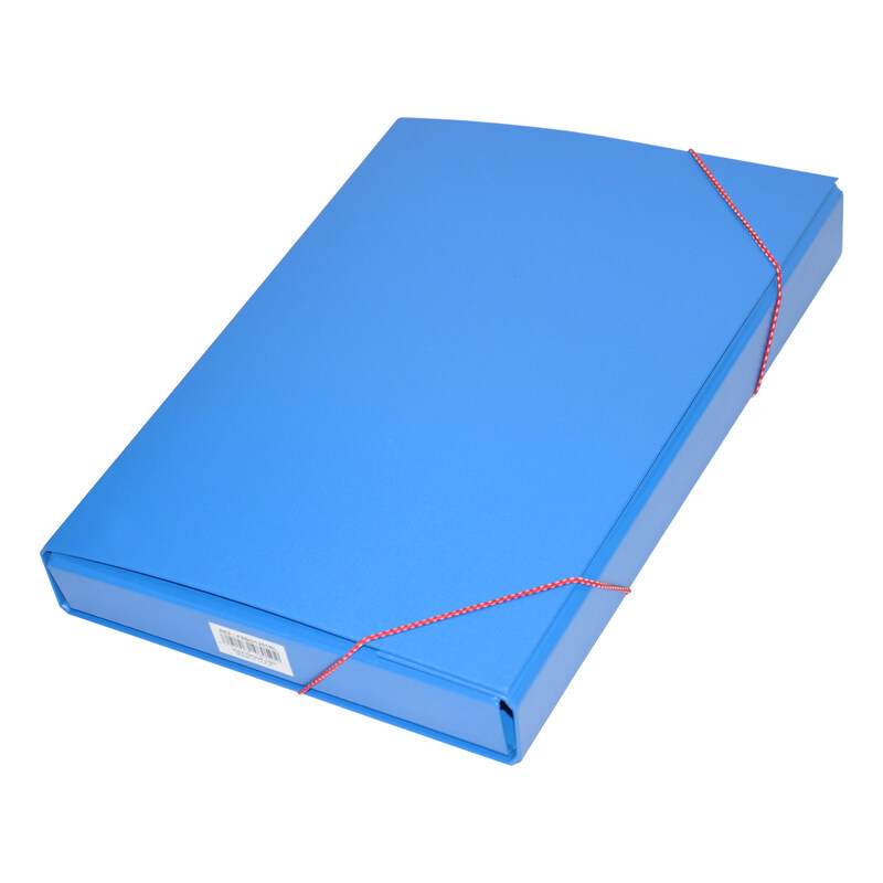 

FIS PP Document Bag with Elastic Band, Full Size 210 x 330mm, FSBD1201BL, Blue