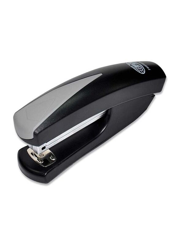 

FIS Medium Plastic Body Stapler With Non-Slip Rubber Base Pad, 31 x 55 mm, FSSF5579, Black