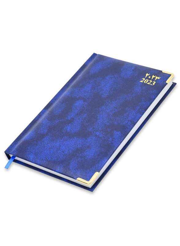 

FIS 2023 English Saturday & Sunday Combined Diary, 384 Sheets, 60 GSM, A5 Size, FSDI92AE23BL, Blue