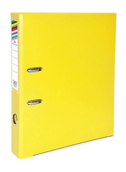 FIS Fixed Mechanism Box File, 4cm, 24 Pieces, FSBF4PYLFN, Yellow