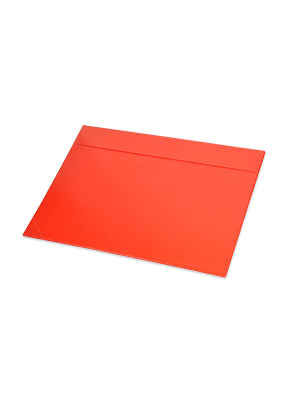 FIS PVC Desk Blotter, Red