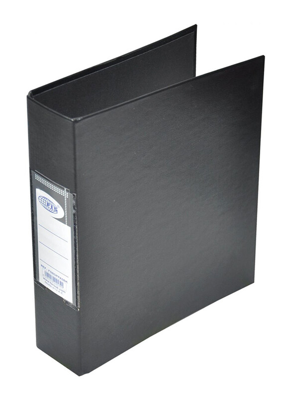 

FIS PP 2 Ring Binder, A5 Size, 25mm, Black