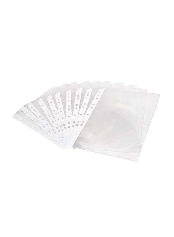 FIS Post Card Album 2-Pockets Refill, 215 x 300mm, 10 Pieces, Transparent