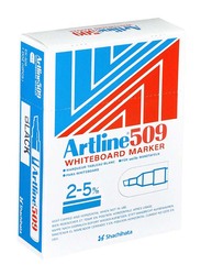 Artline 12-Piece White Board Marker Set, 2.0-5.0mm, ARMK509BK, Black