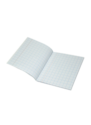 FIS Exercise Note Books, 15mm Square with Left Margin, 100 Pages, 12 Pieces, FSEBSQ15100N, Blue