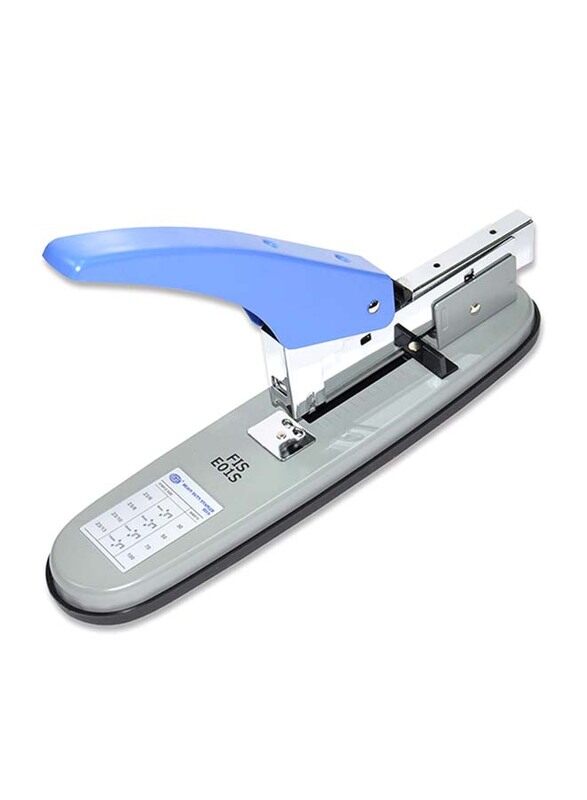 

FIS Heavy Duty Type Metal Body Stapler, 100-Sheets Stapling Capacity, 23/6i 3/4 i3/4, FSSFE01S, Black/Grey