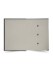 FIS PP Material Cover Signature Book, 240 x 340mm, 20 Sheets, FSCL20PPBK, Black