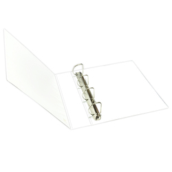 FIS 4D Ring Presentation Binder, A4 Size, 45mm Ring Size, 2.5 Inch Spine, FSBD445DPB, White