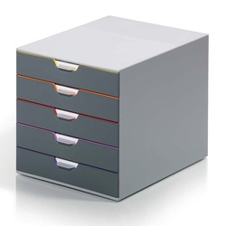 Durable Multi Storage with 5 Drawers, DUOT760527, Multicolour