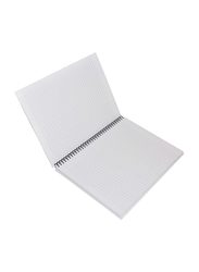 Light Hard Cover Spiral Notebook Set, 100 Sheets, A4 Size, 5 Pieces, Single Line, LINBSA41708, Multicolour