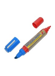 آرتلاين طقم أقلام سبورة بيضاء مزدوج مكون من 12 قطعة، 2.0-5.0 مم، ARMK525TBLRE، أزرق / أحمر
