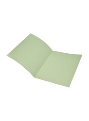 FIS 50-Piece Square Cut Folder Set without Fastener, 320GSM, A4 Size, FSFF9A4GR, Green