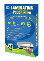 FIS Laminating Pouch Film, 100 x Sheets, Clear