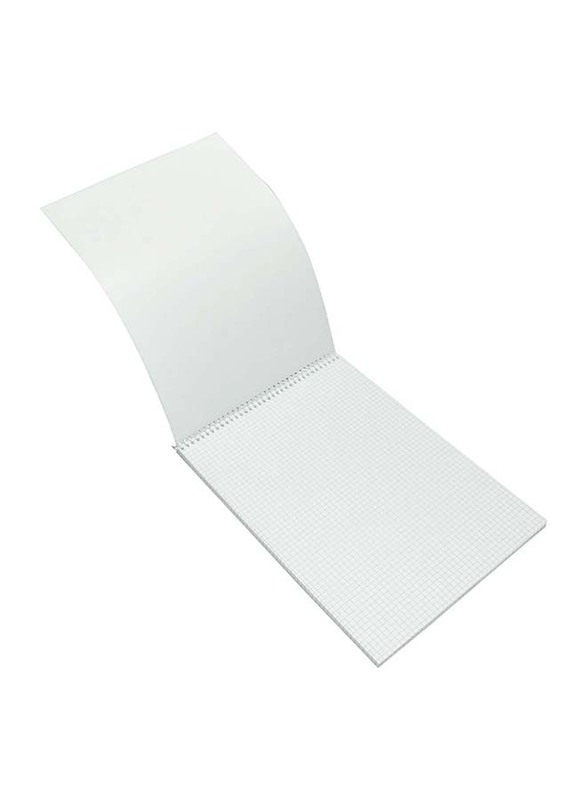 FIS 10-Piece Tower Notebook Set, 5mm, 80 Sheets, A4 Size, FSNB2102975MSB, White