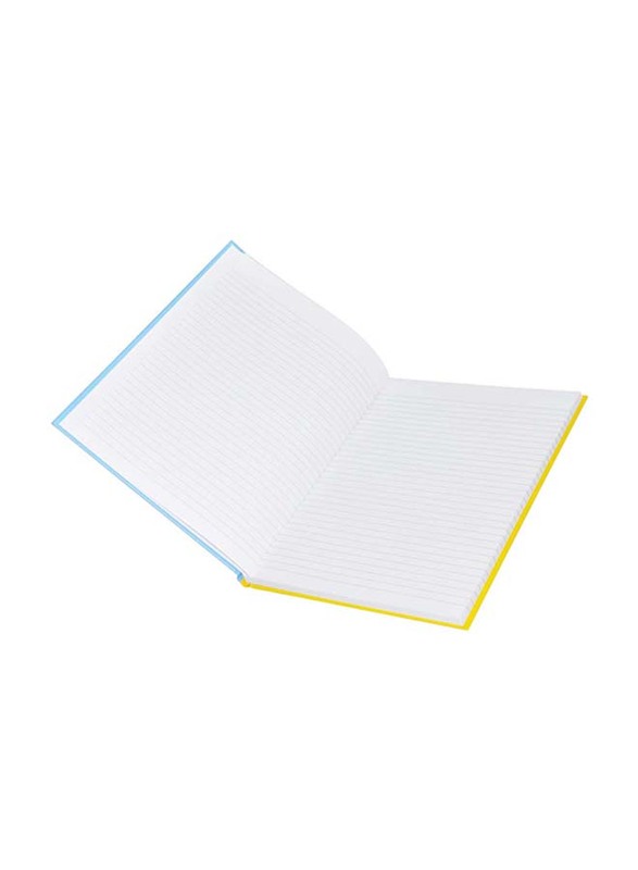 FIS Hard Cover Single Line Notebook Set, 5 x 100 Sheets, A4 Size, FSNBA419-08, Multicolour