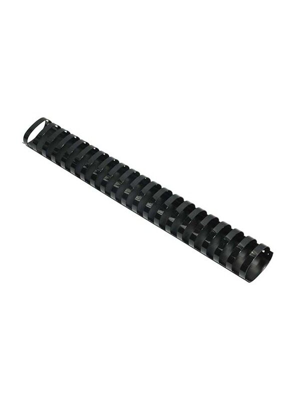 

FIS 38mm Plastic Binding Rings, 340 Sheets Capacity, 50 Pieces, FSBD38BK, Black