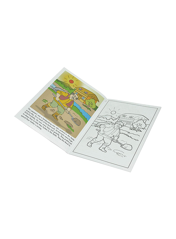 FIS 12-Piece Peasant & Sons Coloring Book, 28-Pages, FSCGA4N010, Multicolour