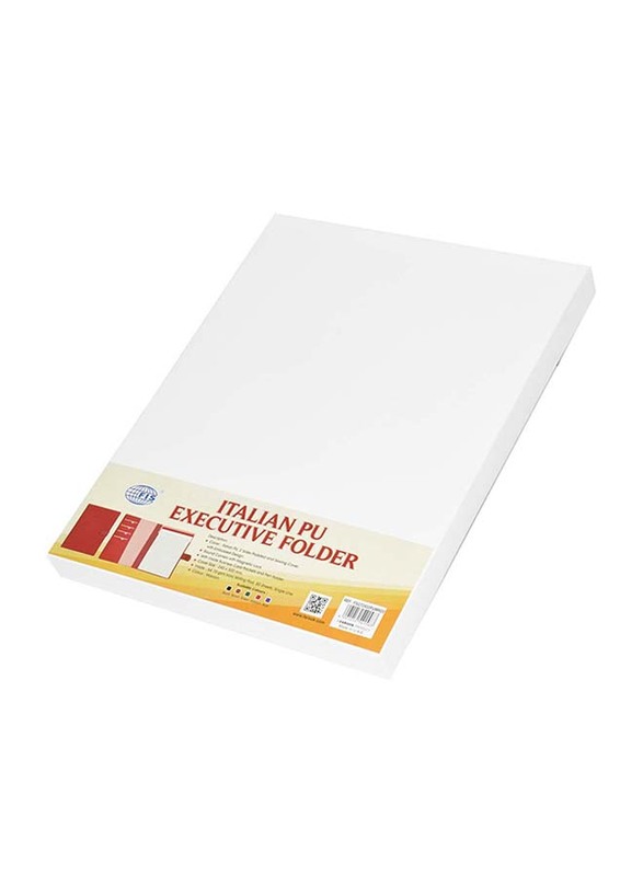 FIS Italian PU Executive Folder with Writing Pad, 24 x 32 cm, FSGT2432PUMRD3, Maroon