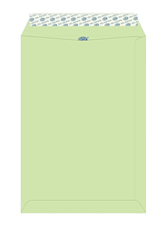 FIS Colour Peel & Seal Envelopes, 50-Piece, 80 GSM, C4 (324 x 229mm), Pastel Green
