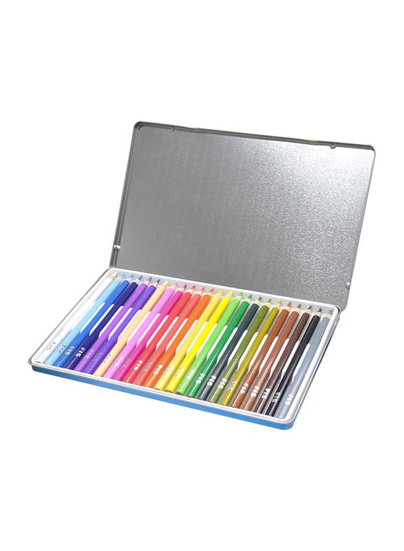 FIS 24-Piece Jumbo Colour Pencil Set, Multicolour