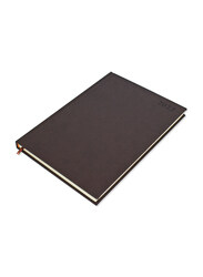 FIS 2023 Saturday & Sunday Combined English Diary, 320 Sheets, 70 GSM, A4 Size, FSDI47EP23DBR, Dark Brown