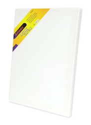 Artmate Stretched Back Stapled Canvas 280 GSM, JIGNE09-6075, 60 x 75cm, White