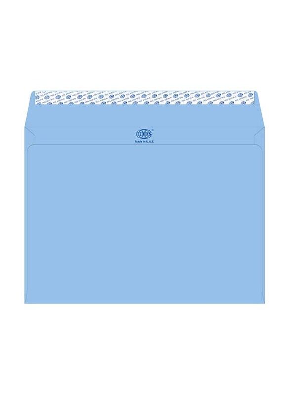 

FIS Executive Laid Paper Envelopes Peel & Seal, 12 x 9 Inch, 25 Pieces, Blue