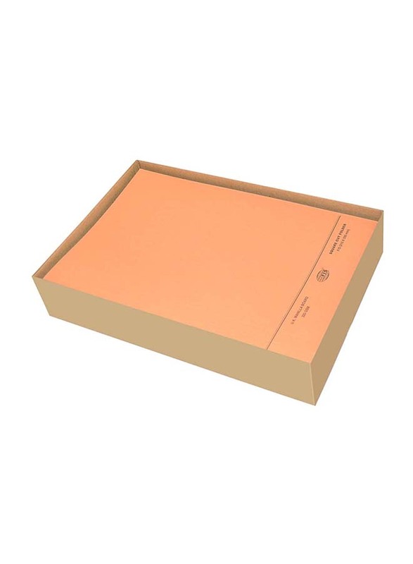 إف آي إس 50-قطعة O-Fastener مجموعة مجلدات مربعة الشكل ، 320GSM ، مقاس F / S ، FSFF7OR ، برتقالي