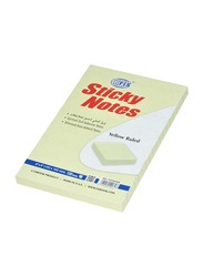 FIS Sticky Notes with Ruling Set, 15.2 x 10.2cm, 12 x 100 Sheets, FSPO64RN, Yellow