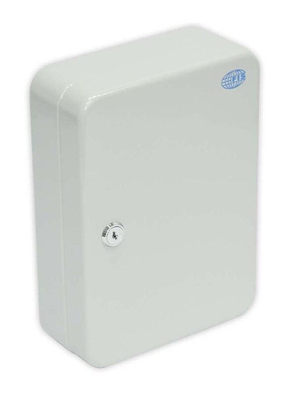 FIS Key Box 20-Keys Capacity, 250 x 180 x 80mm, FSKCTS20, White