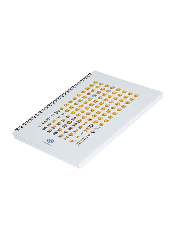 إف أي إس مجموعة دفاتر بخط واحد بغطاء صلب حلزوني، 5 ​​× 100 ورقة ، 9 × 7 بوصة ، FSNBS971904 ، متعدد الألوان
