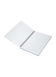 لايت دفتر ملاحظات بغطاء ناعم حلزوني مكون من 10 قطع ، سطر واحد ، 100 ورقة ، مقاس A4( إيه 4)، LINBA41805S ، بيج